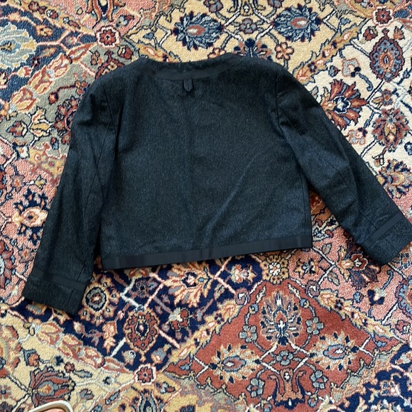 Women's Black Fleece by Thom Browne cropped wool jacket like new condition - Picture 3 of 5